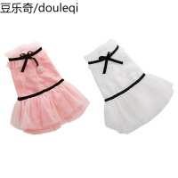 小狗狗衣服泰迪比熊博美夏装薄款小型犬婚纱礼服宠物夏天公主裙子