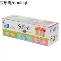 雪诗雅猫罐头主食罐混合装汤煮6罐宠物增肥营养零食猫咪罐头无谷