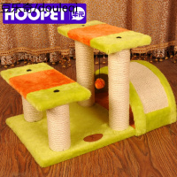 趣味猫爬架猫跳台猫咪玩具拱桥式猫树猫抓板宠物猫窝猫抓柱猫架子