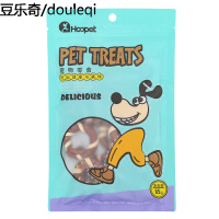 hoopet华元 鳕鱼鸡肉圈5包装狗零食磨牙肉干营养补钙美毛宠物零食