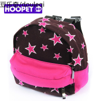 星星帆布宠物双肩包 狗狗自背包泰迪比熊扮靓配饰外出便携包装饰