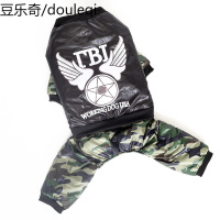 大狗狗衣服金毛拉布拉多罗威纳中型大型犬幼犬四脚宠物秋冬装棉衣