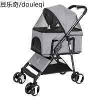 宠物推车泰迪小狗狗外出手推车小型猫咪可折叠婴儿车轻便遛狗用品