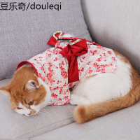 小猫咪衣服网红汉服橘猫无毛猫的猫猫夏天夏季薄款防毛公主可爱