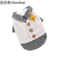 小狗狗衣服泰迪比熊博美可爱小型犬宠物加厚潮牌秋冬新款冬装棉衣