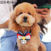 猫咪挂脖泰迪狗狗用品英短领结领花可爱颈饰宠物铃铛单个饰品项圈