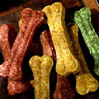 华元酷奇思牛皮洁齿磨牙棒耐咬法斗宠物狗补钙奖励狗狗零食除口臭