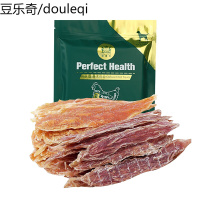 静一 狗狗零食干燥鸡小胸肉干鸭肉条宠物泰迪训狗奖励零食350g
