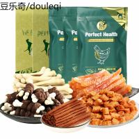 静一 5款零食组合套装宠物幼犬磨牙棒洁齿骨狗狗零食大礼包500g