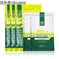 静一绿茶无尘除臭豆腐猫砂套装21L豆腐渣猫沙满10公斤20斤