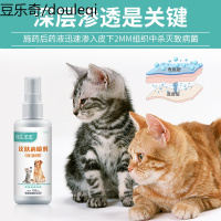 宠物皮肤病猫藓外用药喷雾狗狗真菌螨虫感染皮炎瘙痒猫癣喷剂
