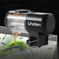 彻朗水族鱼缸用鱼食智能自动定时喂食器大型鱼龙鱼观赏鱼防飘散