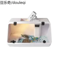乌龟缸水陆缸养乌龟的专用缸带晒台巴西龟缸大型别墅养龟盆乌龟箱