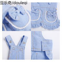 狗狗衣服小型犬比熊泰迪秋装萌系无毛猫薄款宠物衣服猫咪公主裙