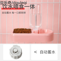猫碗狗碗悬挂式防打翻不锈钢双碗自动饮水猫盆食盆宠物碗猫咪用品