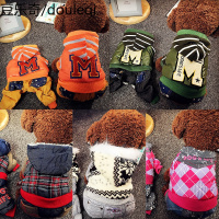 泰迪衣服秋冬装四脚衣狗狗衣服博美比熊幼犬小型犬背带裤宠物服饰