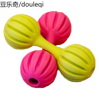 狗狗玩具 耐咬磨牙杠铃宠物狗玩具幼犬发声泰迪金毛小狗用品玩具