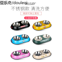 狗碗猫碗泰迪狗狗用品狗盆猫盆自动饮水双碗大型犬狗食盆猫咪食盆