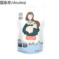 猫砂豆腐砂除臭无尘猫沙吸水结团原生豆腐渣6L可冲厕猫咪用品猫沙