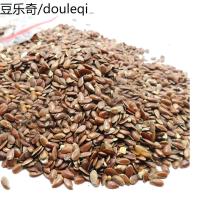 天然亚麻籽 仓鼠虎皮牡丹玄凤中小型鹦鹉观赏鸟类粮食饲料 100克