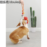 狗狗橡胶漏食球绳结玩具耐咬磨牙洁齿棉绳球训练球泰迪金毛用