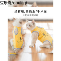 静一宠物猫咪公猫母猫防舔绝育服手术服夏季透气薄款手术衣