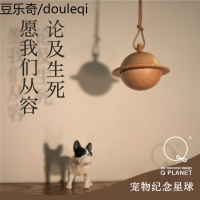 Q planet设计宠物纪念盒定制 牙齿毛发骨灰盒收纳喵星球汪星球