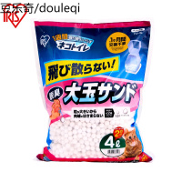 静一-IRIS爱丽思 大玉大颗粒脱臭硅胶猫砂 可水洗4L约1.7kg