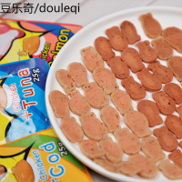 几何猫咪 渔极渔晓吃猫零食猫咪小鱼干软片幼猫成猫宠物零食25g