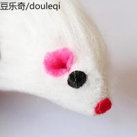 猫爬架挂件弹力绳鼠 带响声的小老鼠 挂件鼠
