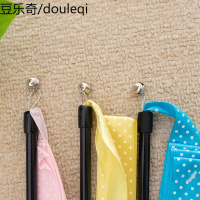 佩格小猫彩带逗猫棒羽毛铃铛超长炫彩飘带可爱波点逗猫杆猫玩具