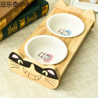 猫碗狗碗宠物餐桌猫碗猫盆食盆双碗碗架宠物碗架狗狗餐桌猫咪用品