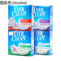 美国蓝钻猫砂25磅无尘沙除臭结团膨润土红绿白紫标Everclean猫砂