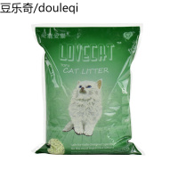 love爱宠爱猫cat猫砂豆腐猫砂豆腐砂 绿茶猫砂6L另售无尘玉米猫砂