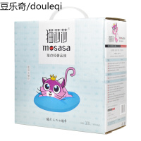 mosasa/猫莎莎破碎膨润土猫砂炭猫沙无粉尘结团10L近10kg公斤20斤