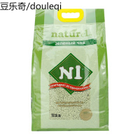 N1绿茶豆腐猫砂6.5kg 绿茶玉米猫砂ni豆腐砂除臭10吸水结团20猫沙