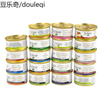 Schesir意大利雪诗雅进口彩虹猫罐头24罐整箱成猫幼猫猫罐 猫零食