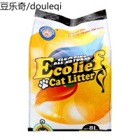亿可洛膨润土猫砂6.5kg 无香型破碎矿物猫沙 无尘结团