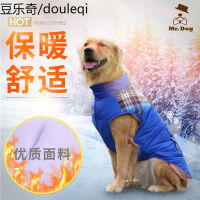 中型犬大型犬金毛拉布拉多马甲大狗衣服加厚冬装狗狗棉衣宠物背心