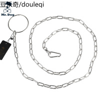 狗先生 2米不锈钢栓狗链子中型大型犬狗狗宠物金属狗绳子防咬用品