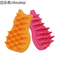 按摩洗澡刷宠物狗狗猫咪按摩刷宠物清洁刷洗澡刷可爱猫头造型