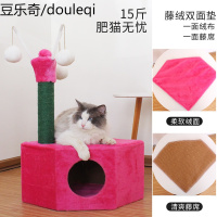 猫爬架猫窝猫树一体小型猫抓板猫抓柱逗猫玩具猫咪用品猫玩具自嗨
