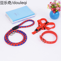 狗链子牵引绳小中大型犬狗项圈泰迪胸背带金毛遛狗绳神器宠物用品