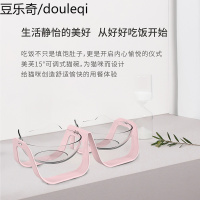 猫碗双碗保护颈椎防打翻饭盆斜口碗饮水猫咪护颈碗宠物碗猫盆食盆