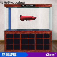 鱼缸家用客厅 底过滤小中型玻璃鱼缸水族箱造景装饰生态金龙鱼缸