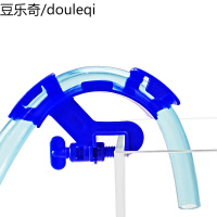 鱼缸水管固 水族箱换水管架抽水管固定器12mm玻璃缸夹