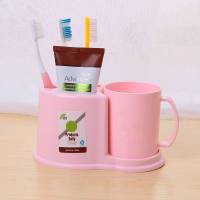 牙刷架套装创意卫生间情侣牙膏置物牙刷架套装漱口杯洗漱杯刷牙杯