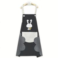 厨房防水可擦手围裙韩版时尚防水防油居家做饭罩衣成人男女工作服