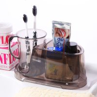 创意牙刷架牙刷刷牙杯子套装漱口杯牙刷盒口杯洗漱架牙膏牙筒牙缸