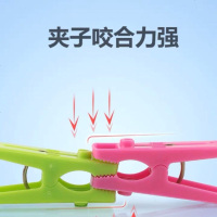 塑料衣夹子小号夹子衣架被子晒晾衣夹晾晒固定衣服防风家用
